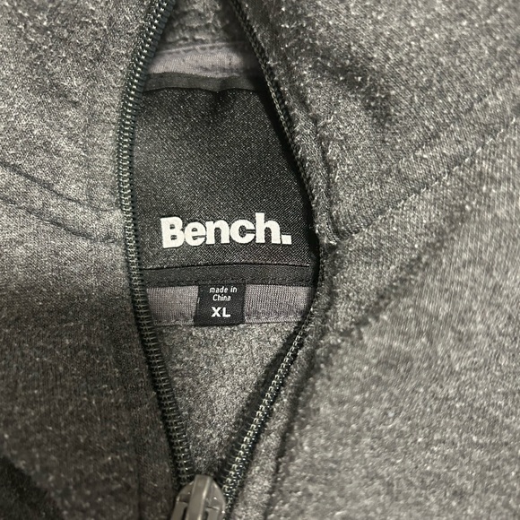 BENCH Jacket, Grey, Fleece, Men’s Size XL - Picture 4 of 6